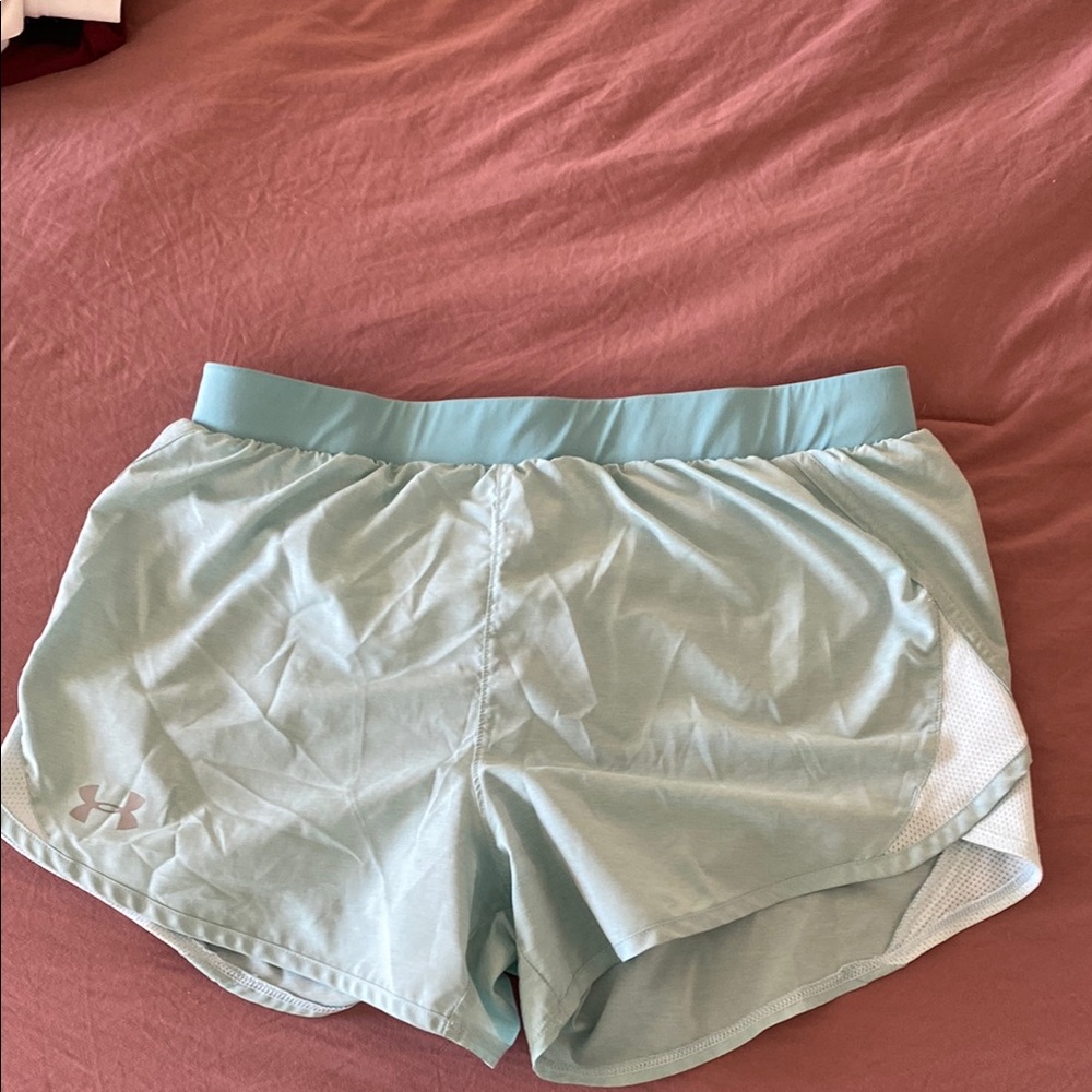 Under Armour Women's Athletic Shorts - Light Blue